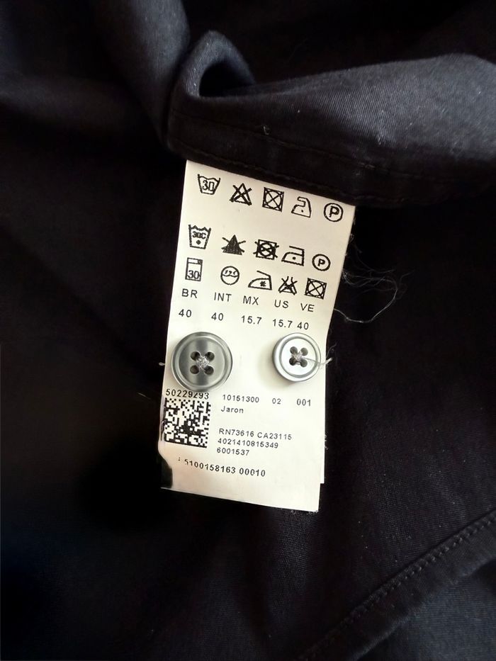 Chemise homme Hugo Boss noir - photo numéro 9