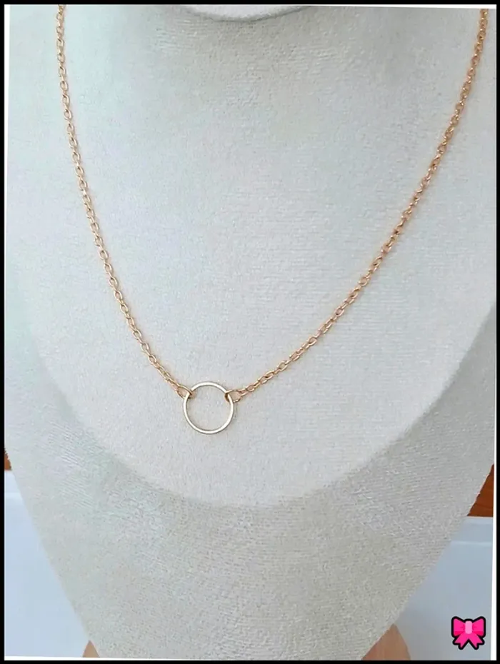 Collier cercle doré élégant – inspiration Lou.Yetu,Zag,Zara