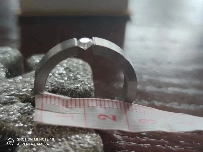 @Maty Tendance Anneau acier serti zirconium - photo numéro 4