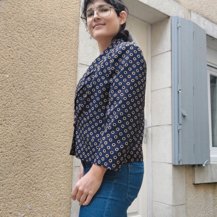 Magnifique blazer Vintage taille L - photo numéro 2