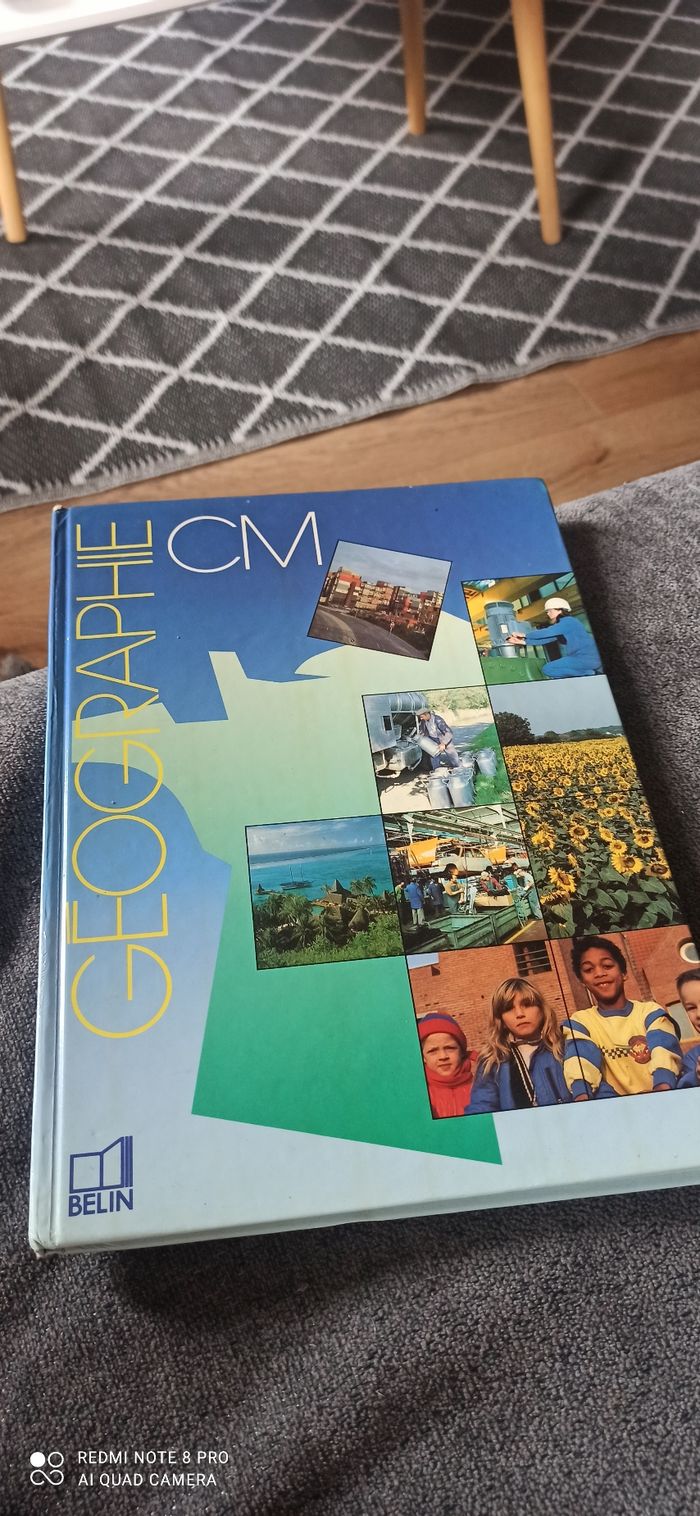 Livre geographie cm
