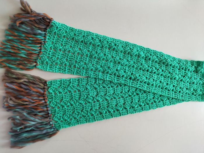 Echarpe enfant verte - photo numéro 2