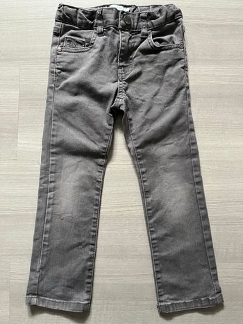 Jeans gris coupe droite Gémo 4 ans 