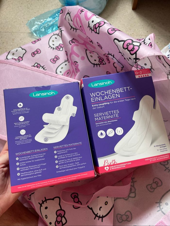 20 serviettes maternité