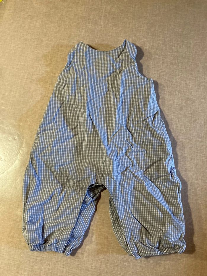 Combinaison légère à carreaux Bout’chou - Taille 6 mois - photo numéro 3