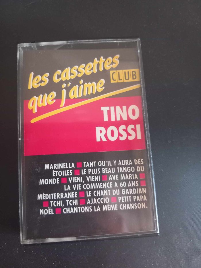 Cassette audio de Tino Rossi