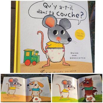 Livre à rabats 🐀 Qu'y a-t-il dans ta couche ? 💩