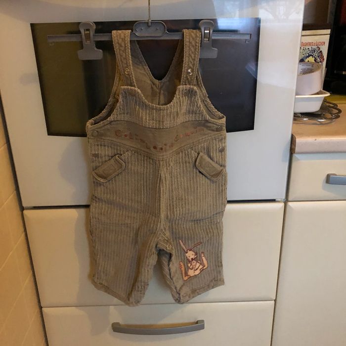 Salopette en velours