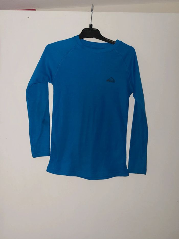 Tee-shirt thermique manche longue foot garçon 10 ans