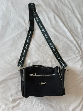 Sac bandoulière LIU•JO noir à paillettes