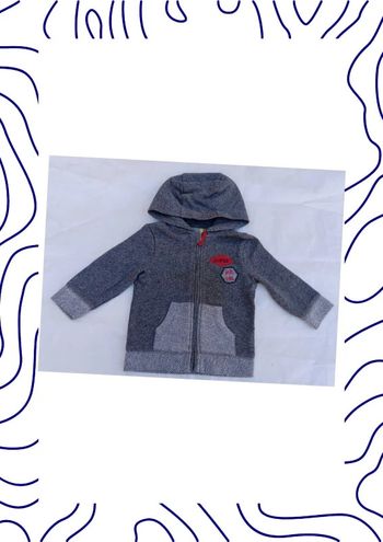 Sweat zippé à capuche 6 mois Orchestra