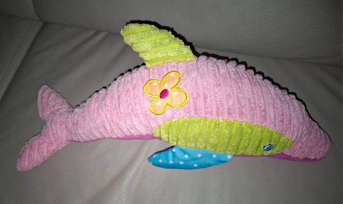 Peluche dauphin multicolor - photo numéro 2
