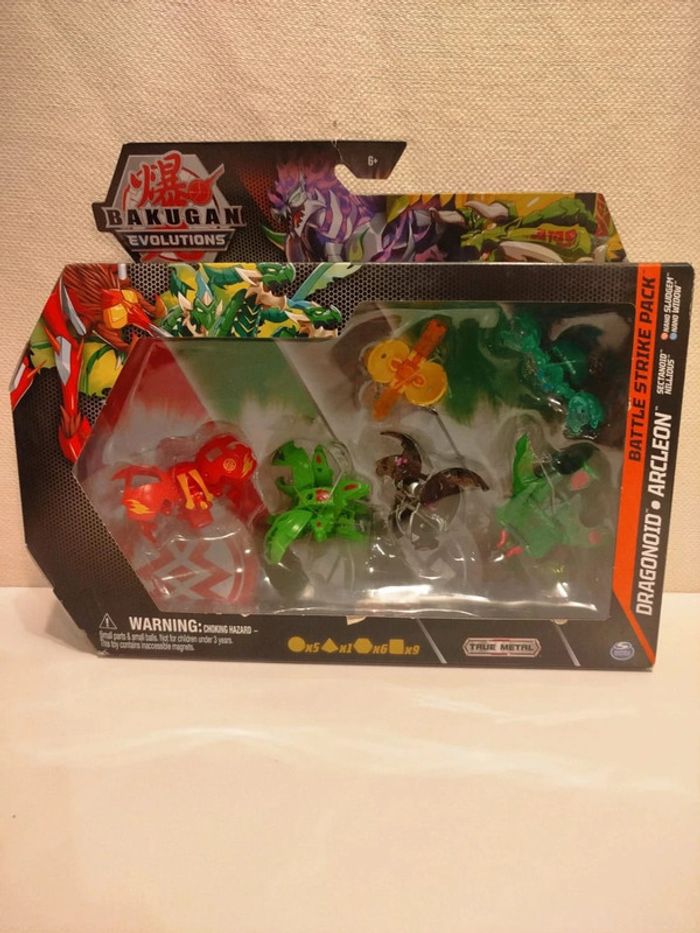Pack Bakugan Battle Strike – Dragonoid vs Arcleon – Neuf sous boîte