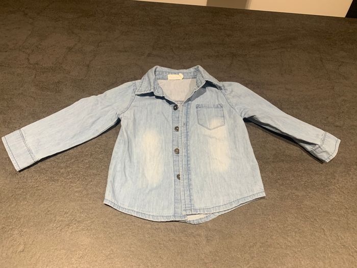 Chemise manche longues 12 mois
