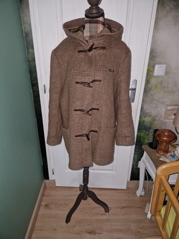 Manteau en laine duffle coat glenmore écossais vintage