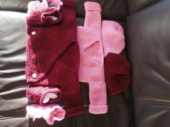 Lot naissance 1mois 6 pièces fait main neuf 