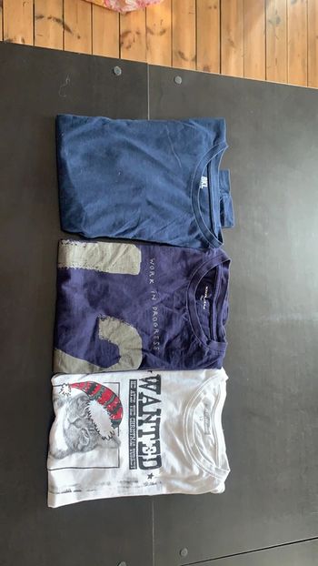 Lot de trois t shirt
