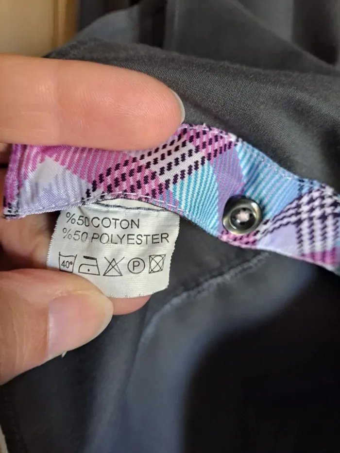 Chemise homme grise Enzo Di Milano L 41/42 comme neuve - photo numéro 7