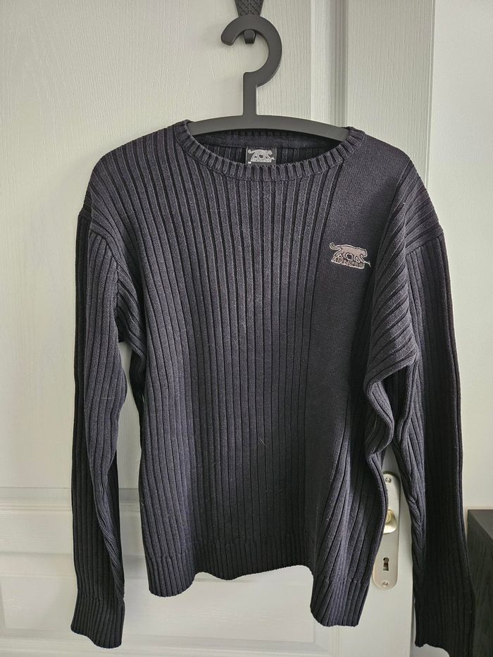 Pull gris noir Airness - photo numéro 4