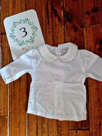 T-shirt manches longues 3 mois