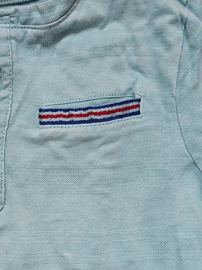 T.shirt manches longues bleu vert Sergent Major 6 ans - photo numéro 2