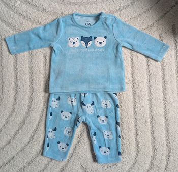 Pyjama / Dors bien velours 2 pièces C&A