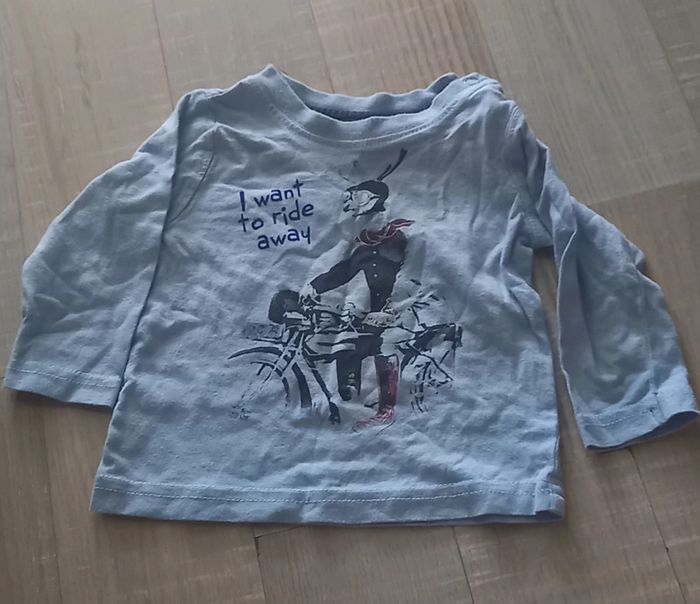 Tee shirt manches longues 6 mois