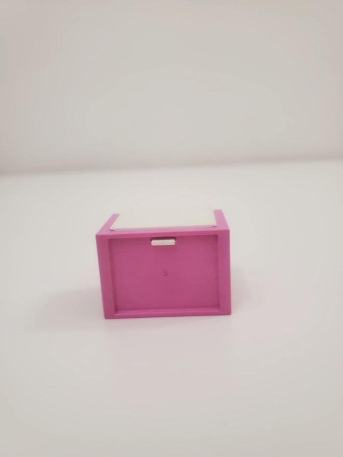 Playmobil Meuble chambre enfant, Un bureau rose et blanc très bon état - photo numéro 4