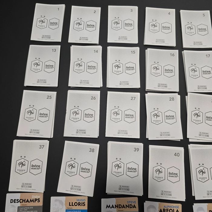 Lot 72 cartes de football Panina et intermarché - photo numéro 12