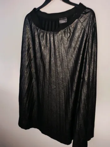 Jupe mi longue argenté yessica taille 40