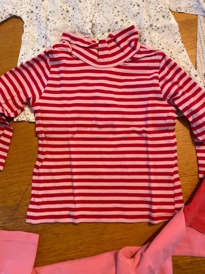 8 tshirts à manches longues fille 12 mois - photo numéro 4