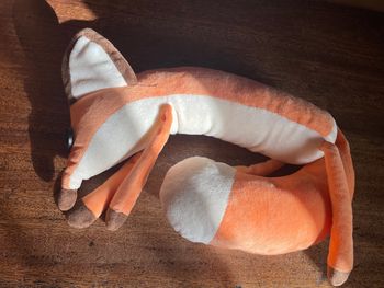 Peluche doudou renard