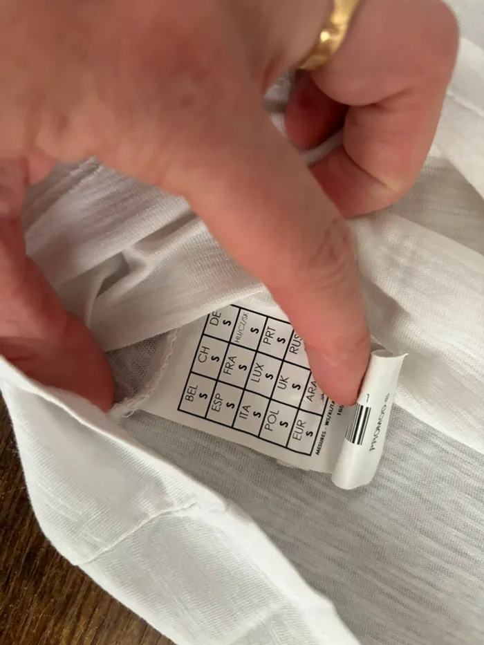 Débardeur blanc à bretelles - photo numéro 3