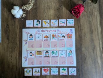Routine enfant très jolie motifs fée