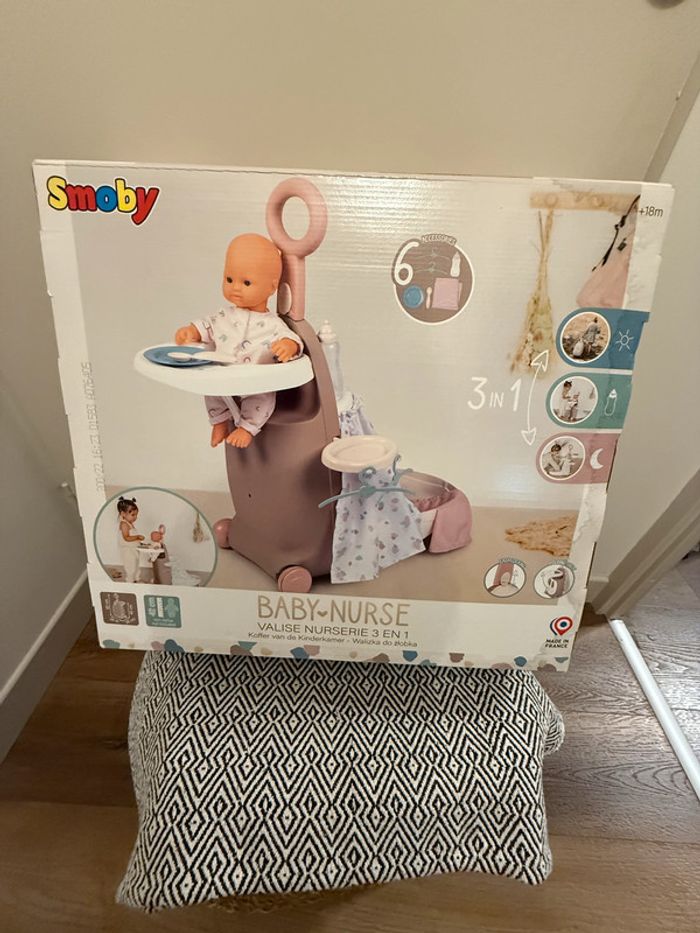 Smoby - Valise Nurserie 3 En 1 Baby Nurse