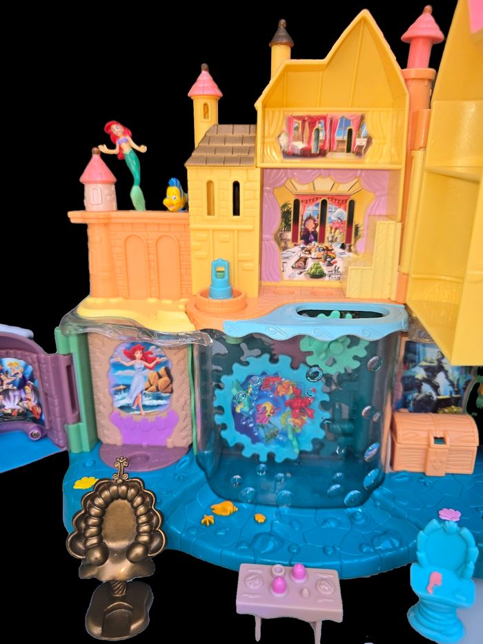 Ensemble de jeu La petite sirène Ariel Castle style Polly Pocket Princesses Disney - photo numéro 3