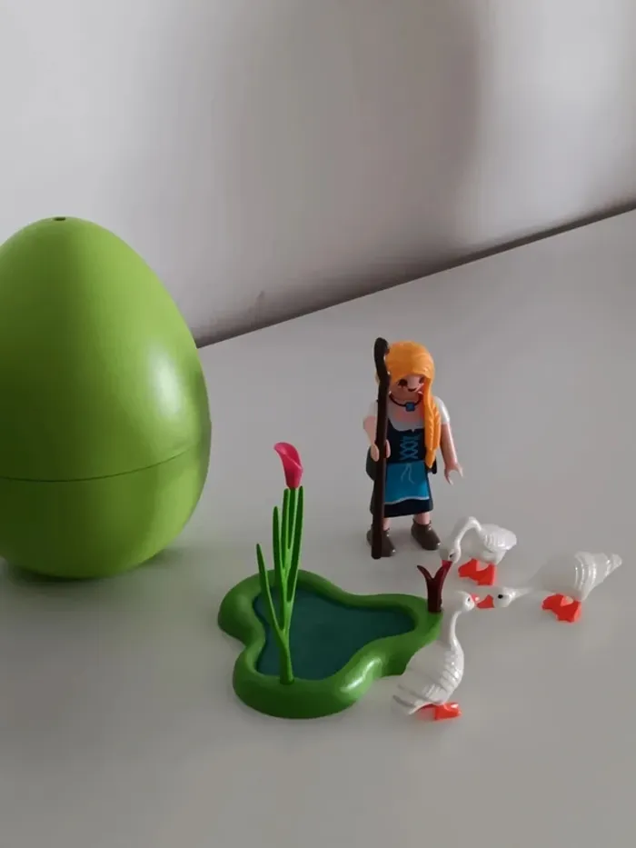 Fermière avec oies playmobil - photo numéro 6