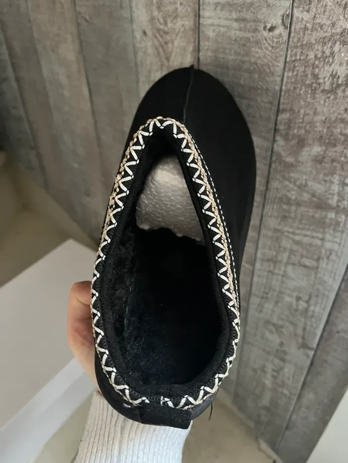 Mules Chaussons fourrés style Ugg - photo numéro 2