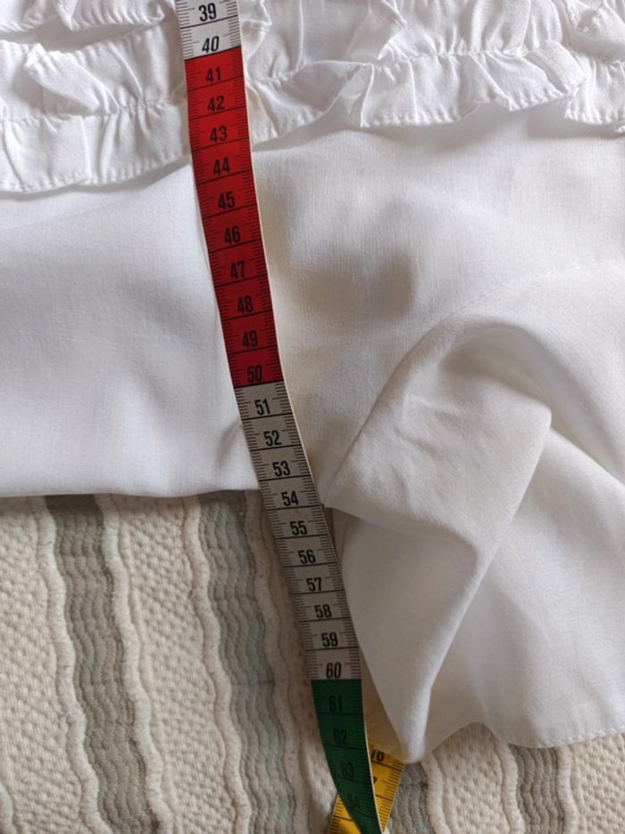 Chemise blouse vintage t.38/40 viscose/polyester - photo numéro 6