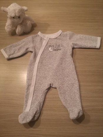 Grenouillère grise étoilée