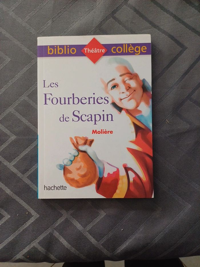 Livre les fourberies de Scapin molière