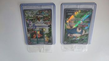 Cartes Promos Salamèche 044 et Ronflex 051