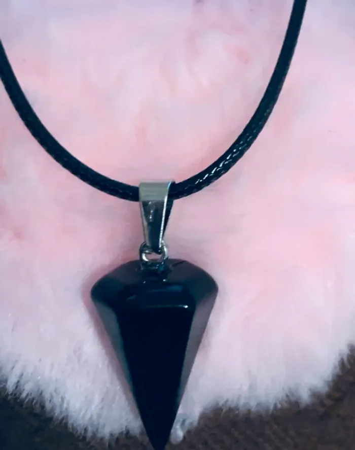 Collie Pierre noir naturel vintage style Y2K 🍭🍭 - photo numéro 3