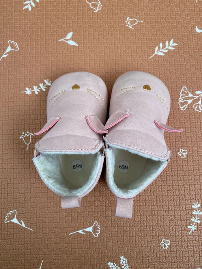 Chaussures bébé fourrées 6/9 mois - photo numéro 3
