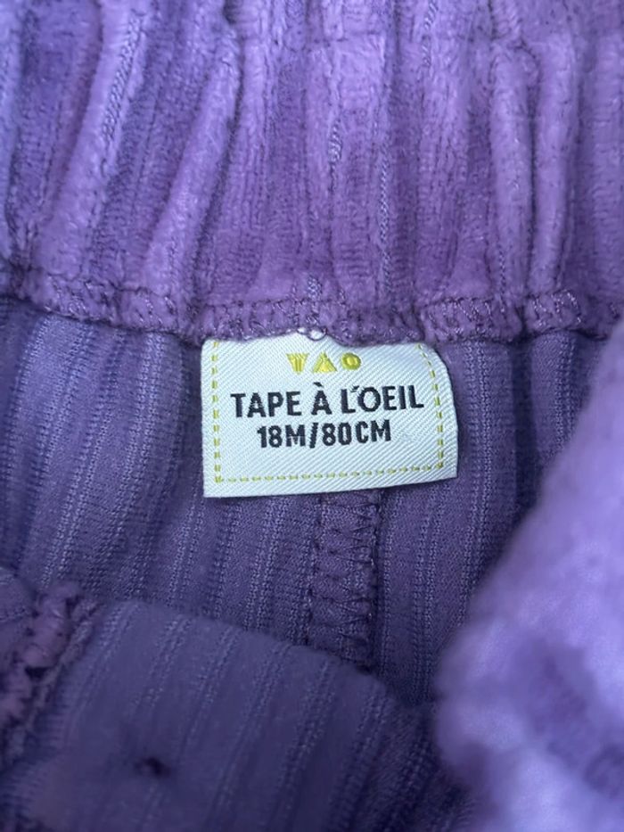 Short en velours violet TAO - photo numéro 4