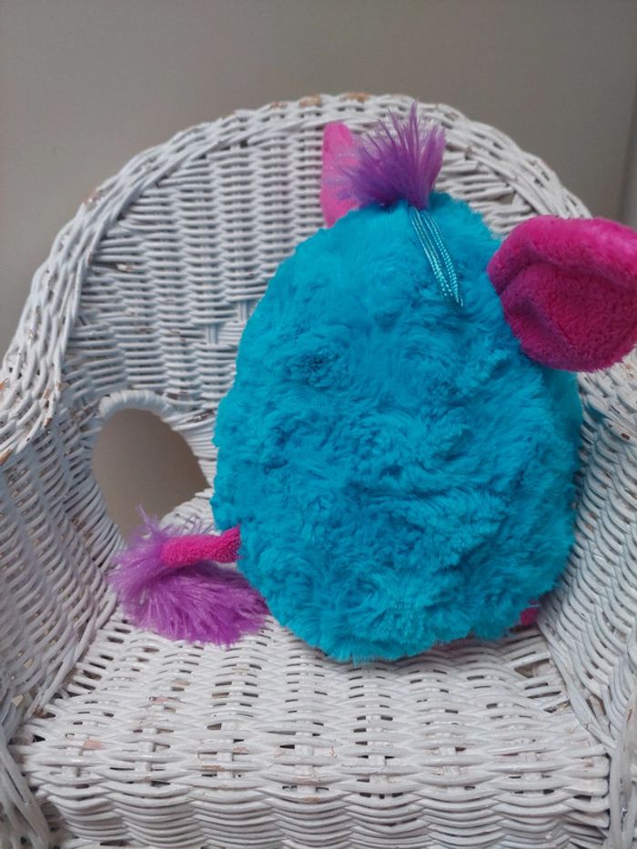 Hasbro - peluche furby turquoise et rose - photo numéro 2