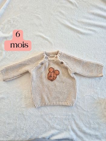 Pull mickey maille 6 mois