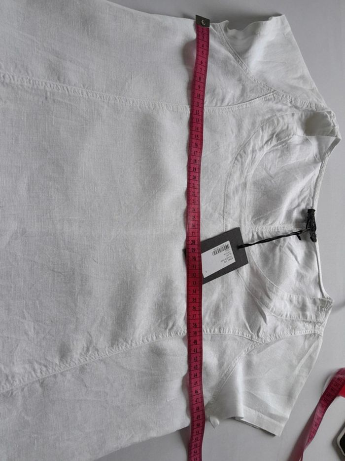 Jolie robe en lin effet boule koko marina - photo numéro 12