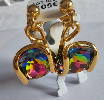 Boucles d'oreilles AGT 925 mil, neuf