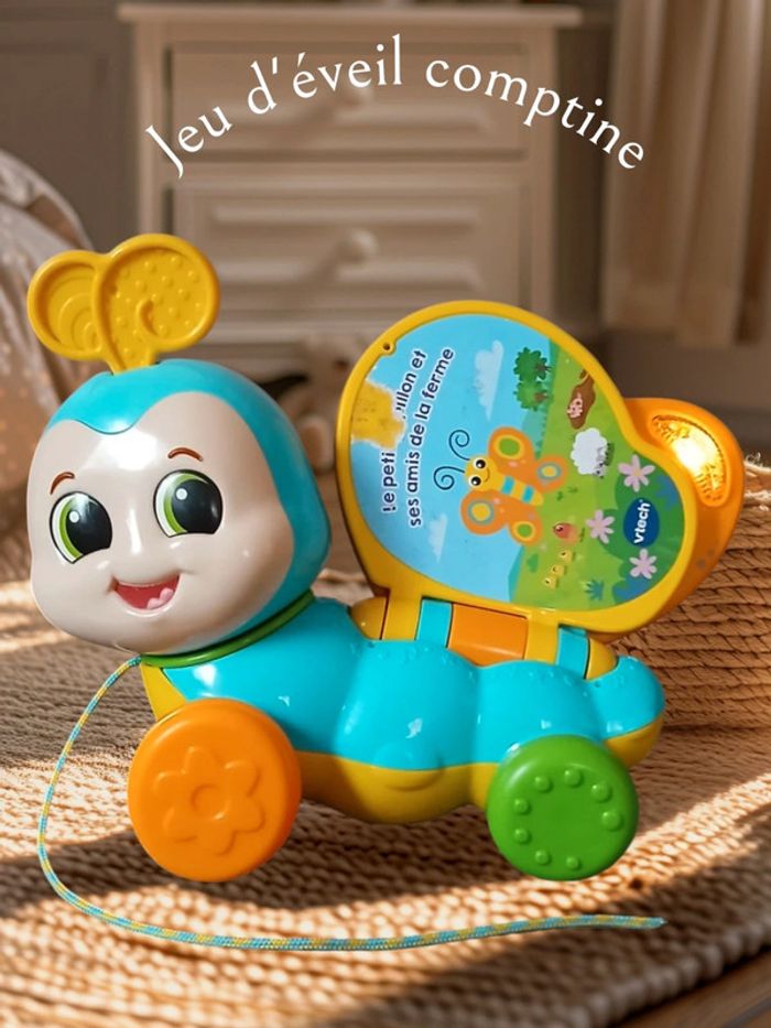 🌹 rouli le livre papillon des comptines vtech🌹
